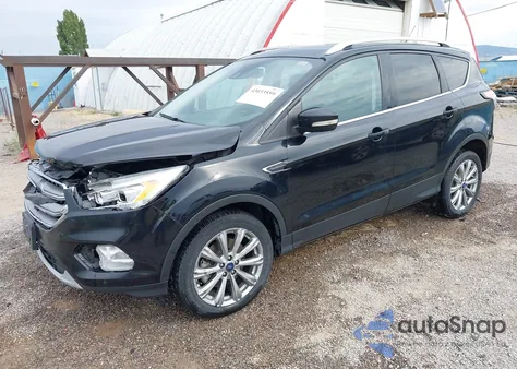 2017 Ford Escape Titanium из США, поврежденный, VIN 1FMCU9J90HUD88480